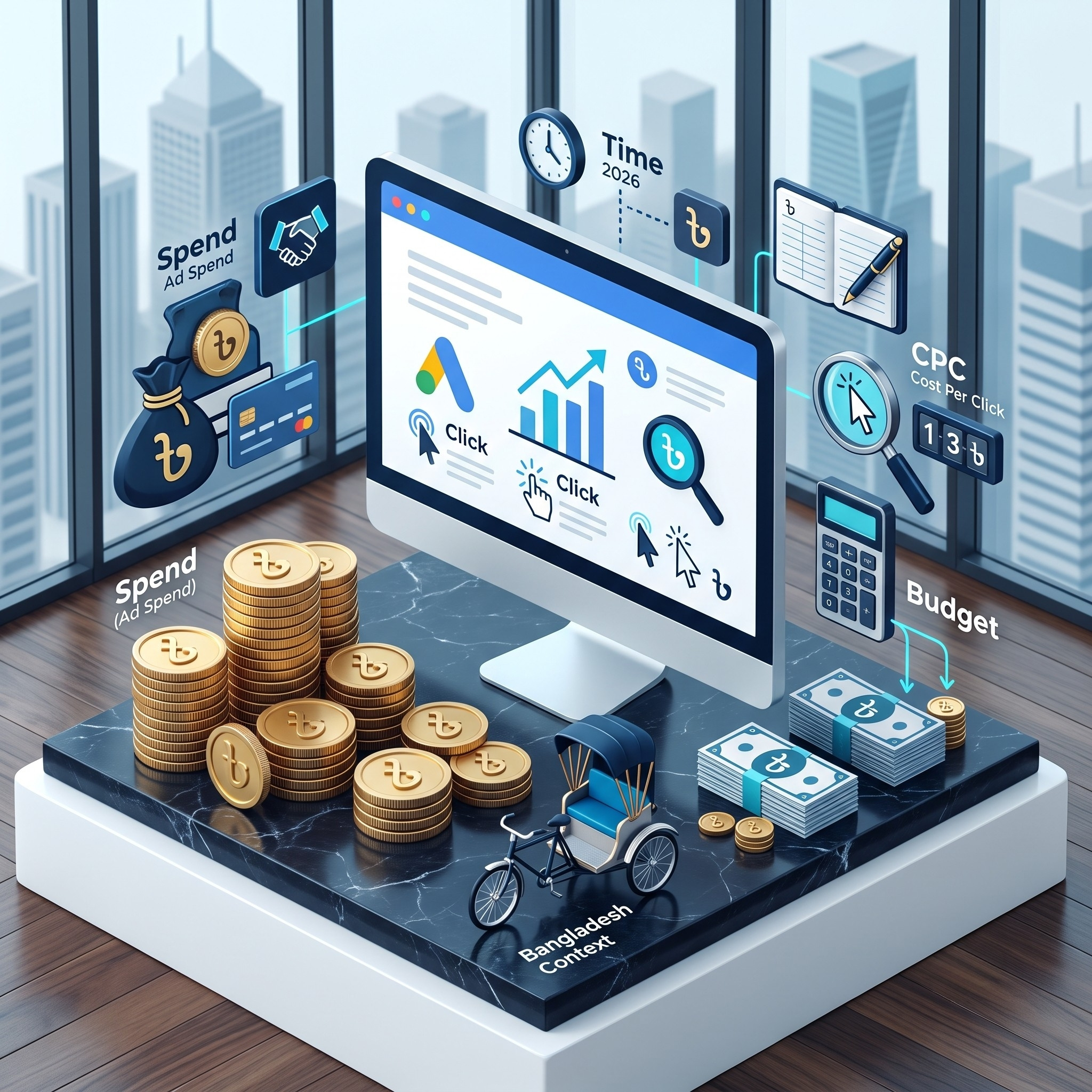 Google Ads Cost in Bangladesh (2026): CPC, Budget and Management Fees
